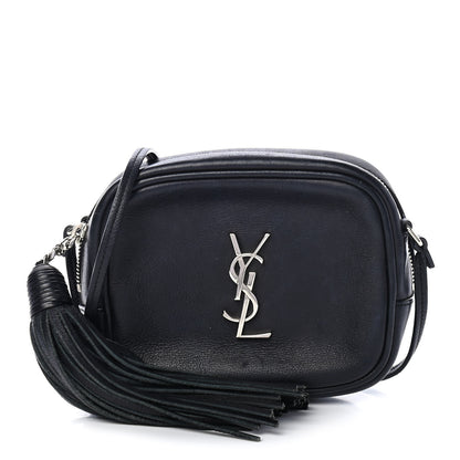 Saint Laurent Lambskin Monogram Baby Lou Camera Bag Black 1 of 5
