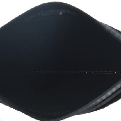 Saint Laurent Grain De Poudre Matelasse Chevron Monogram Credit Card Case Black 5 of 7