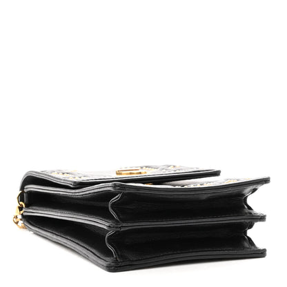 Christian Dior Lambskin Studded Vertical Diorama Black 4 of 9