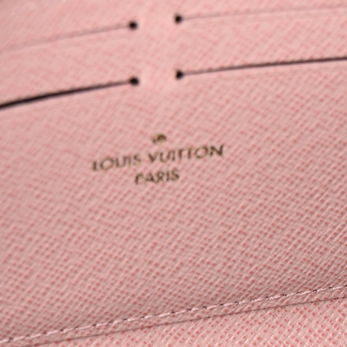 Monogram Clemence Wallet Rose Ballerine