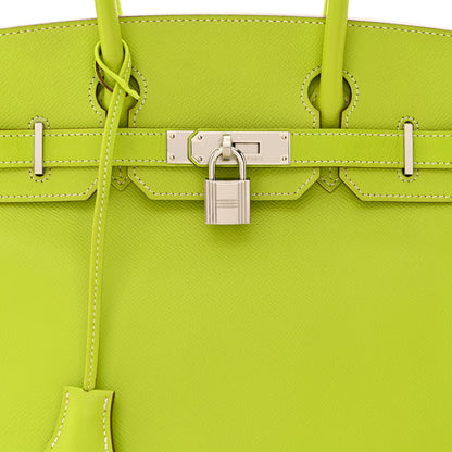 Hermes Epsom Candy Birkin 30 Kiwi Lichen 8 of 15