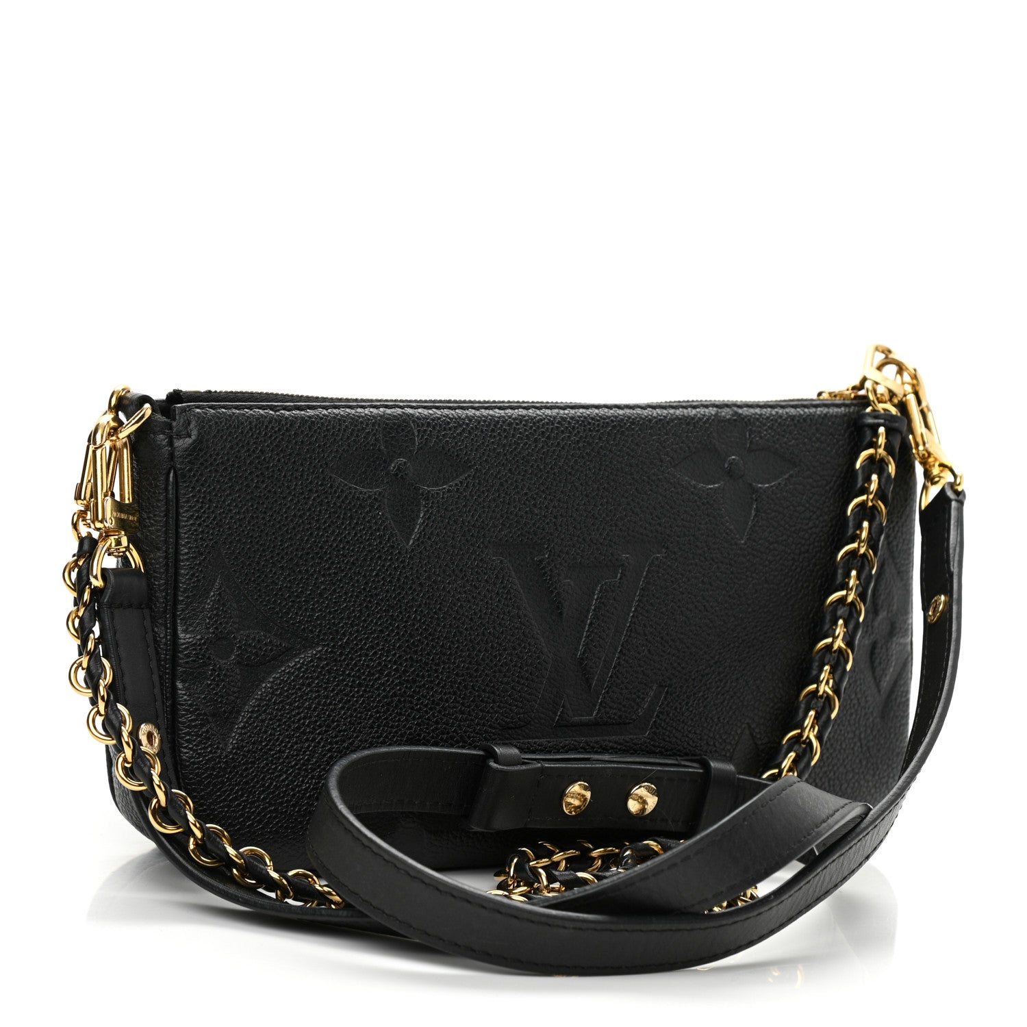 Louis Vuitton Empreinte Monogram Giant Multi Pochette Accessories Black 3 of 11