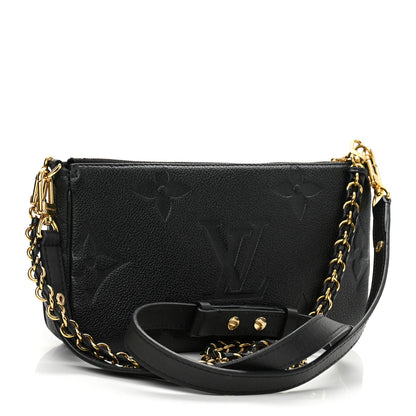 Louis Vuitton Empreinte Monogram Giant Multi Pochette Accessories Black 3 of 11