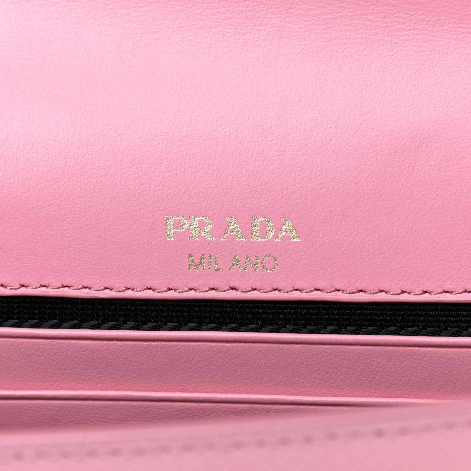 Prada Saffiano Soft Calf Bandoliera Chain Crossbody Bag Petalo 5 of 8