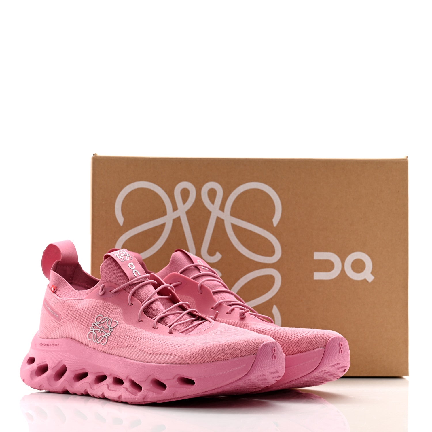 Loewe X ON Canvas Mesh Cloudventure Sneakers 39 Wild Rose 8 of 8