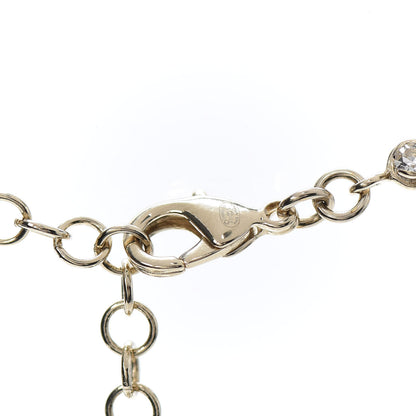 Chanel Crystal CC Chain Short Necklace Gold 4 of 4