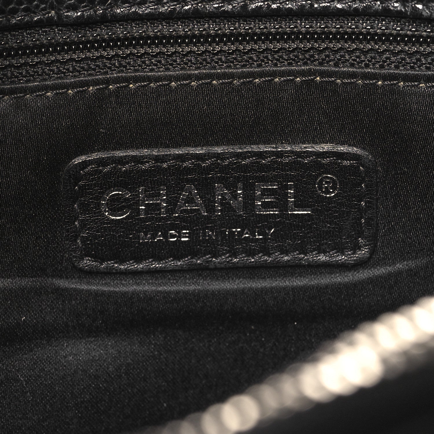 Chanel Caviar Quilted Grand Shopping Tote GST Black 7 of 11