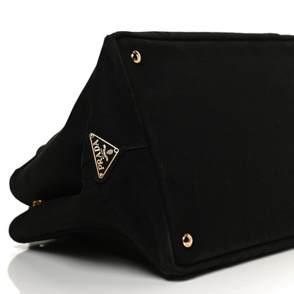 Prada Canapa Logo Tote Black 8 of 10