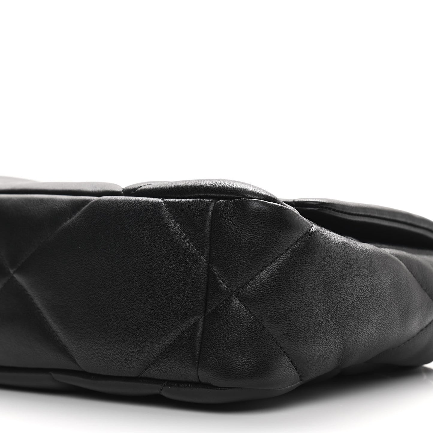Goatskin Quilted Medium Chanel 19 Flap Black