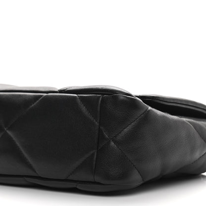 Chanel Goatskin Quilted Medium Chanel 19 Flap Black 10 of 14