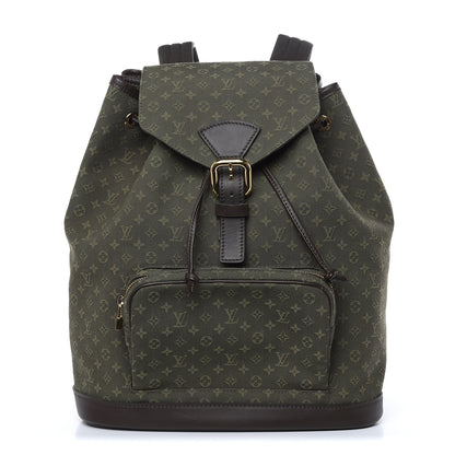Louis Vuitton Mini Monogram Montsouris GM Backpack Kaki 1 of 11