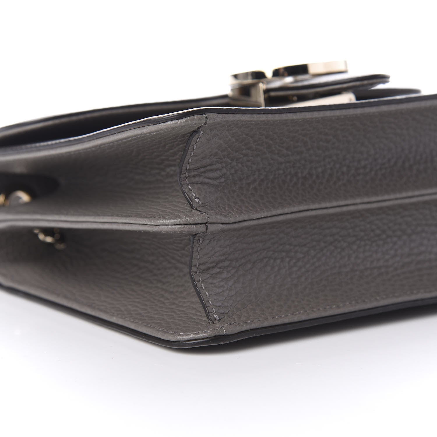 Gucci Dollar Calfskin Small Interlocking G Shoulder Bag Loess 6 of 10