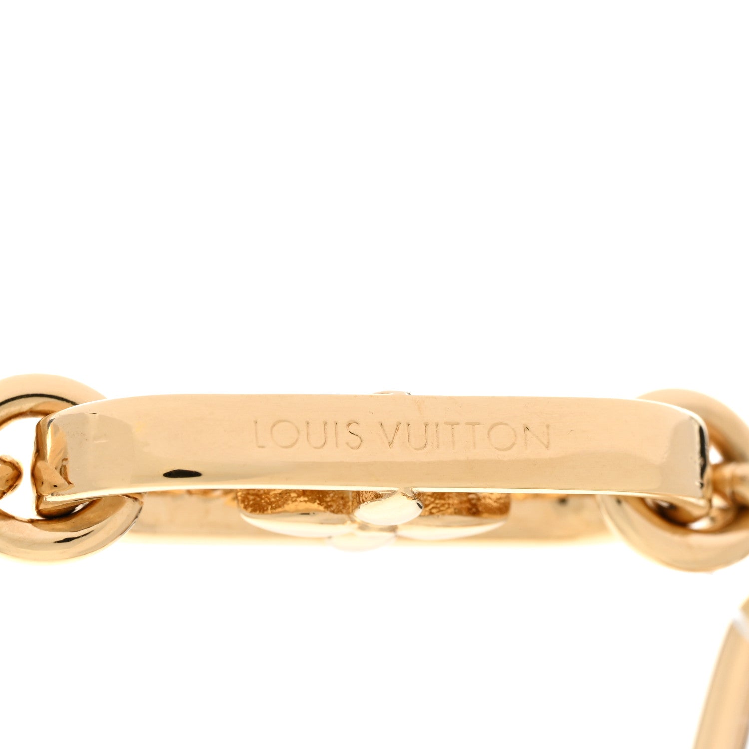 Louis Vuitton Metal My LV Chain Necklace Gold 4 of 6