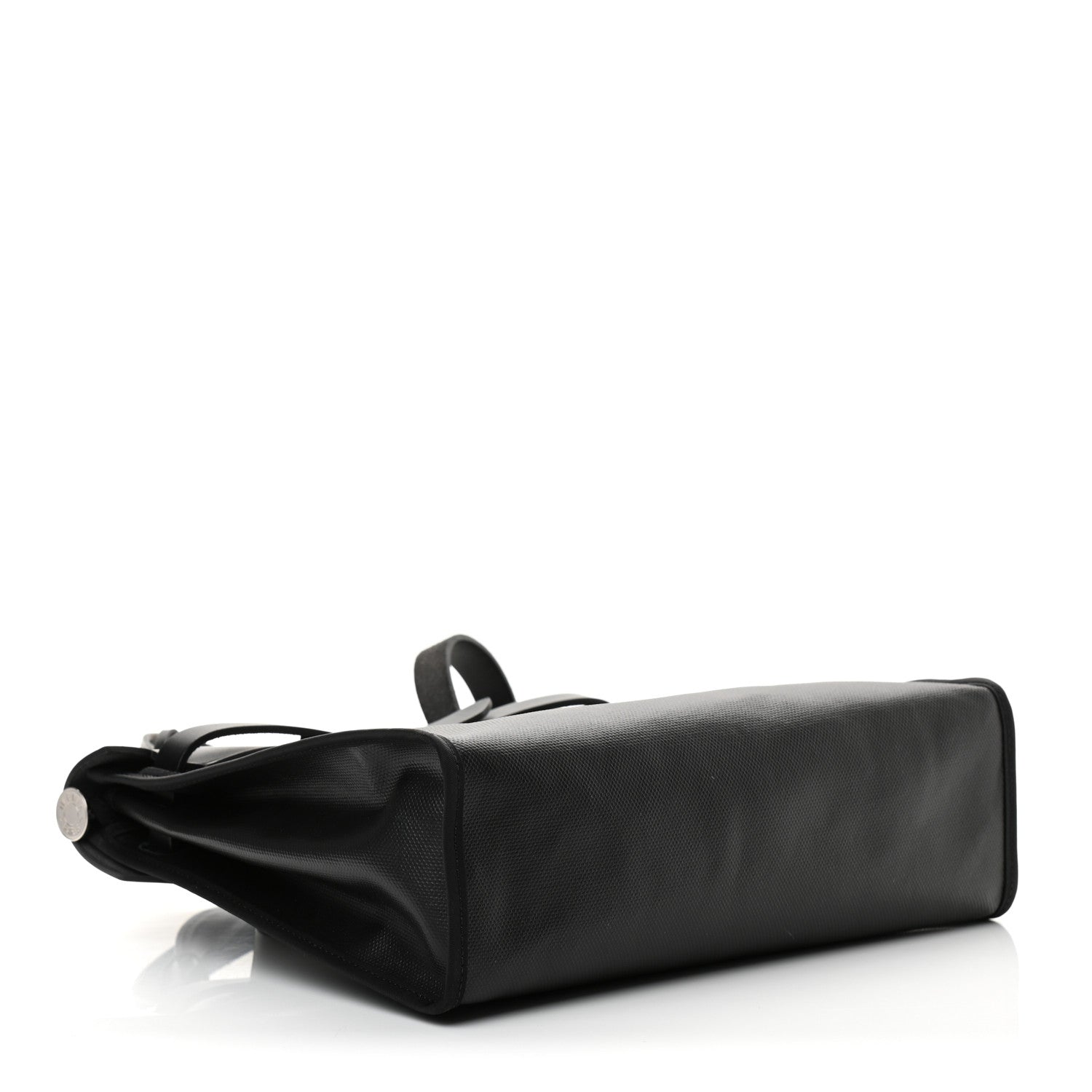 Hermes Toile H Berline Vache Hunter Herbag Zip PM 31 Black Ecru 5 of 13
