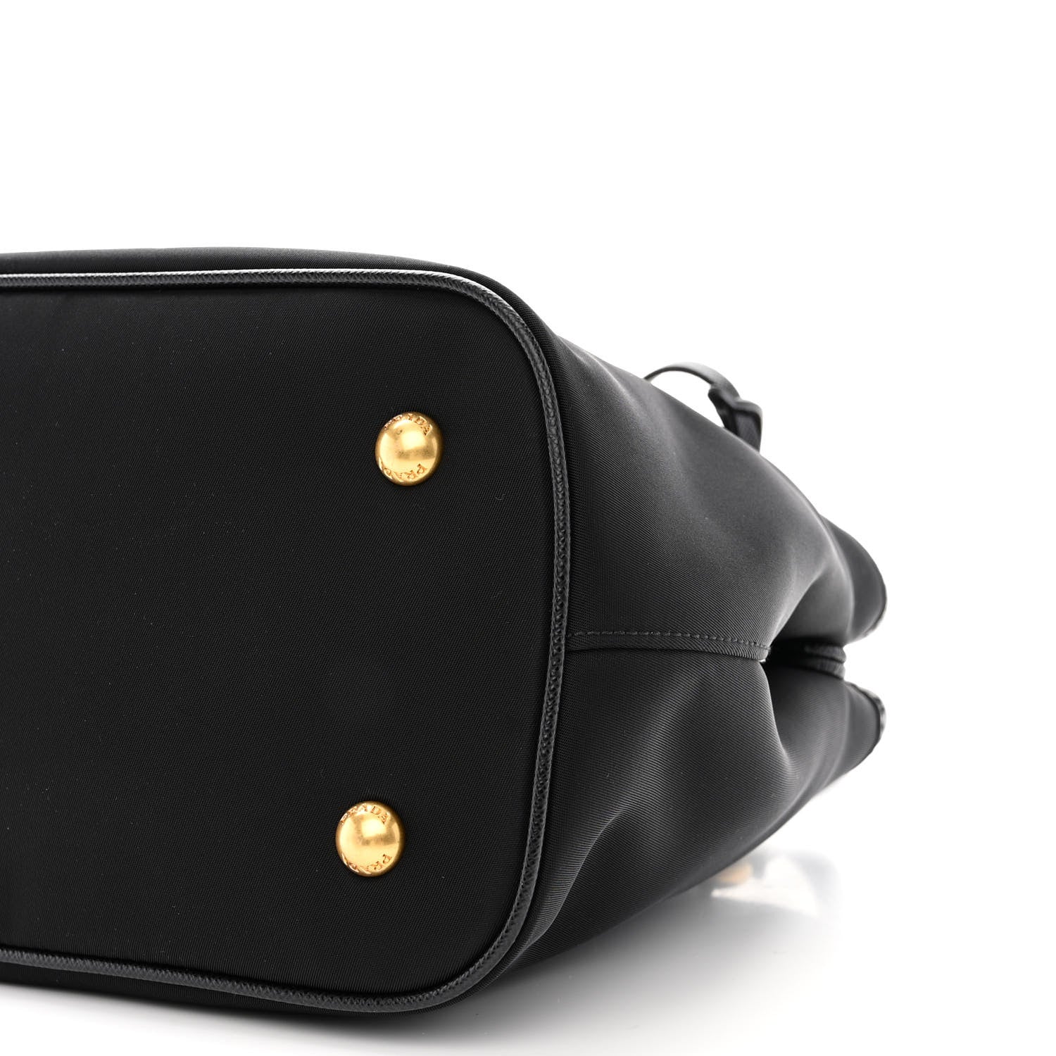 Prada Tessuto Nylon Saffiano Small Tote Black 11 of 11