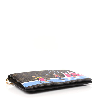 Louis Vuitton Monogram 2018 Christmas Animation Pochette Weekend 4 of 9