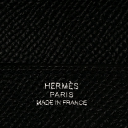 Hermes Epsom Kelly Longue Wallet Black 6 of 8