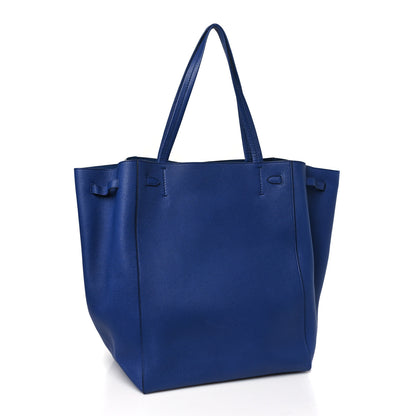 Celine Soft Grained Calfskin Medium Belt Cabas Phantom Indigo 3 of 8