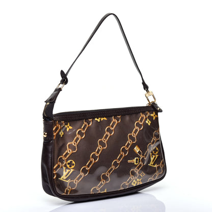 Louis Vuitton Monogram Charms Pochette Accessories Taupe 3 of 8
