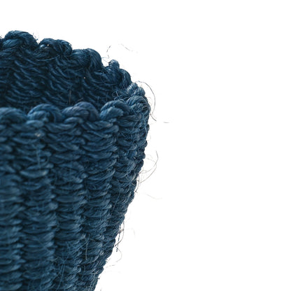 Saint Laurent Raffia Calfskin Medium Panier Tote Blue 10 of 10