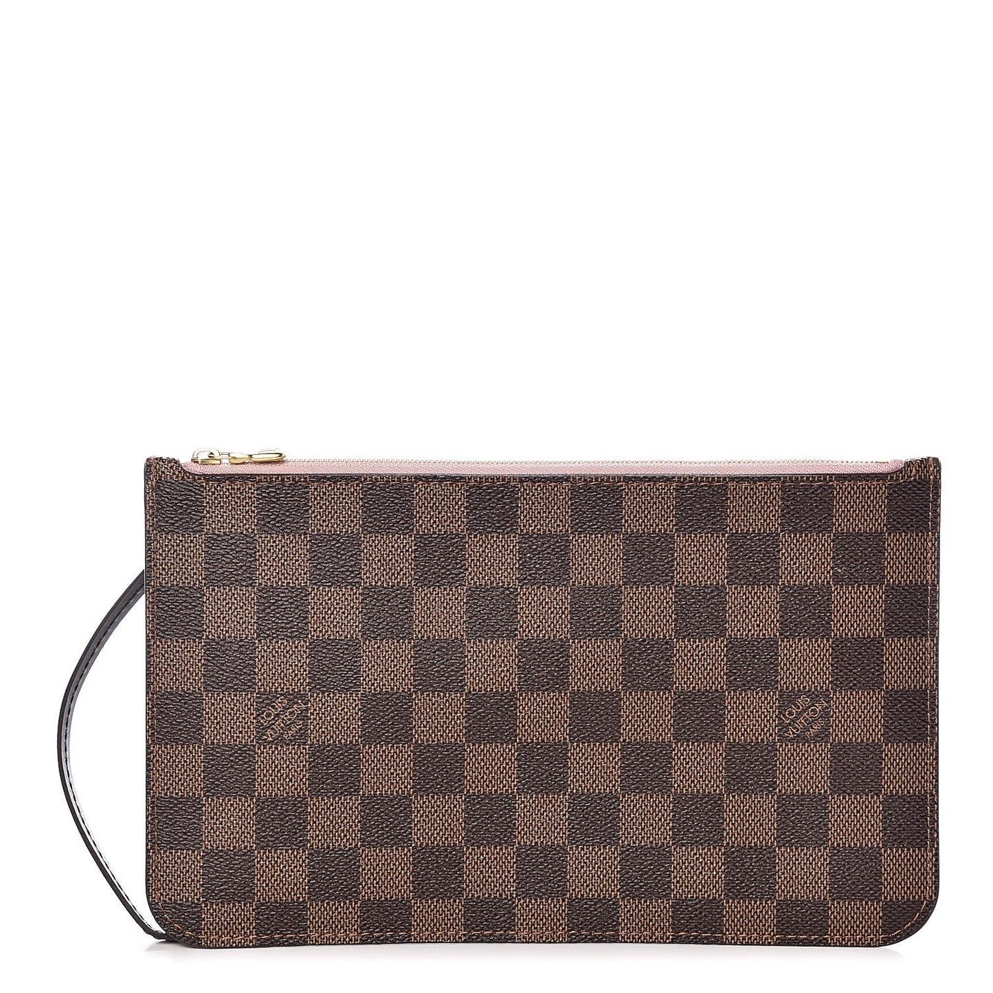 Damier Ebene Neverfull MM GM Pochette Rose Ballerine