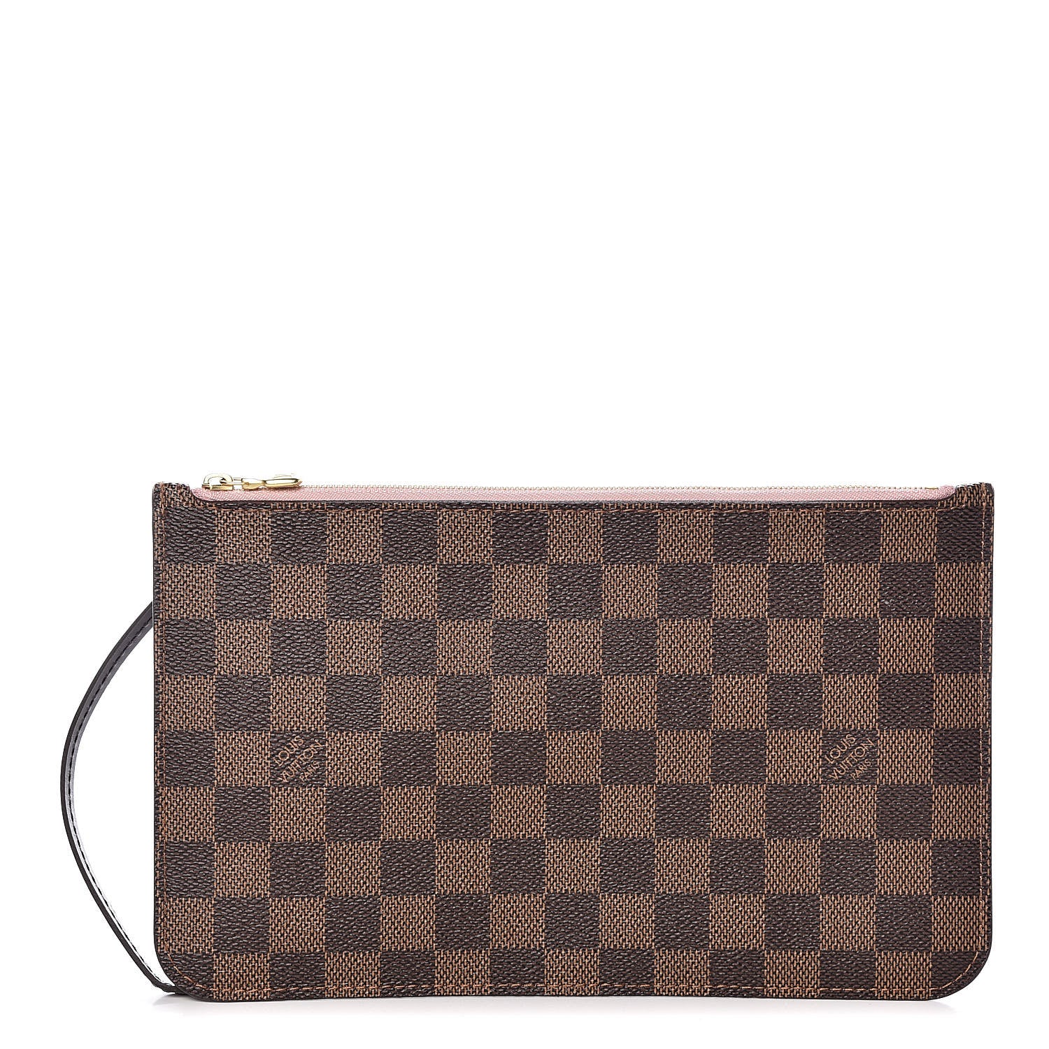 Louis Vuitton Damier Ebene Neverfull MM GM Pochette Rose Ballerine 1 of 8