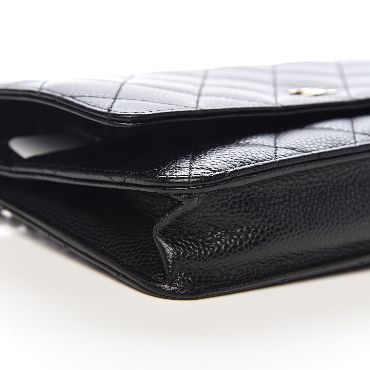 Chanel Caviar Quilted Wallet On Chain WOC Black 9 of 12