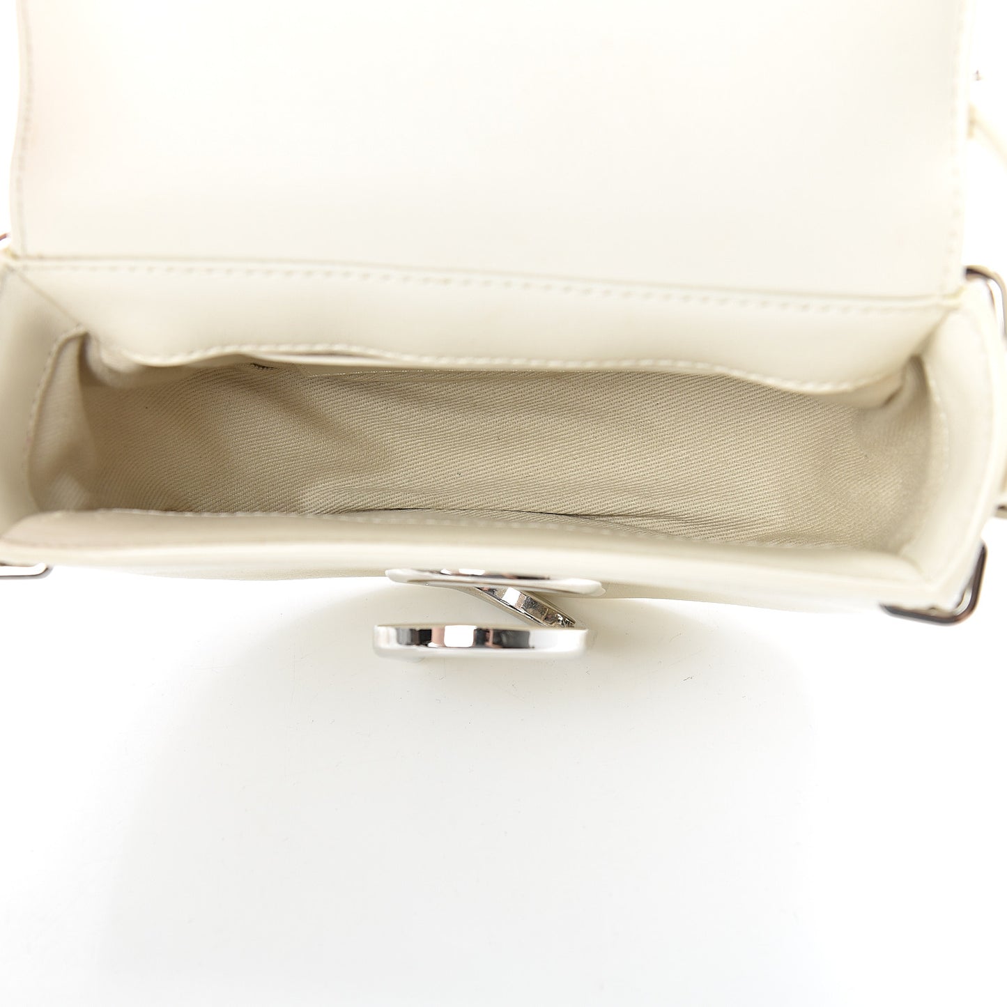 3.1 Calfskin Alix Saddle Crossbody Bag Off White