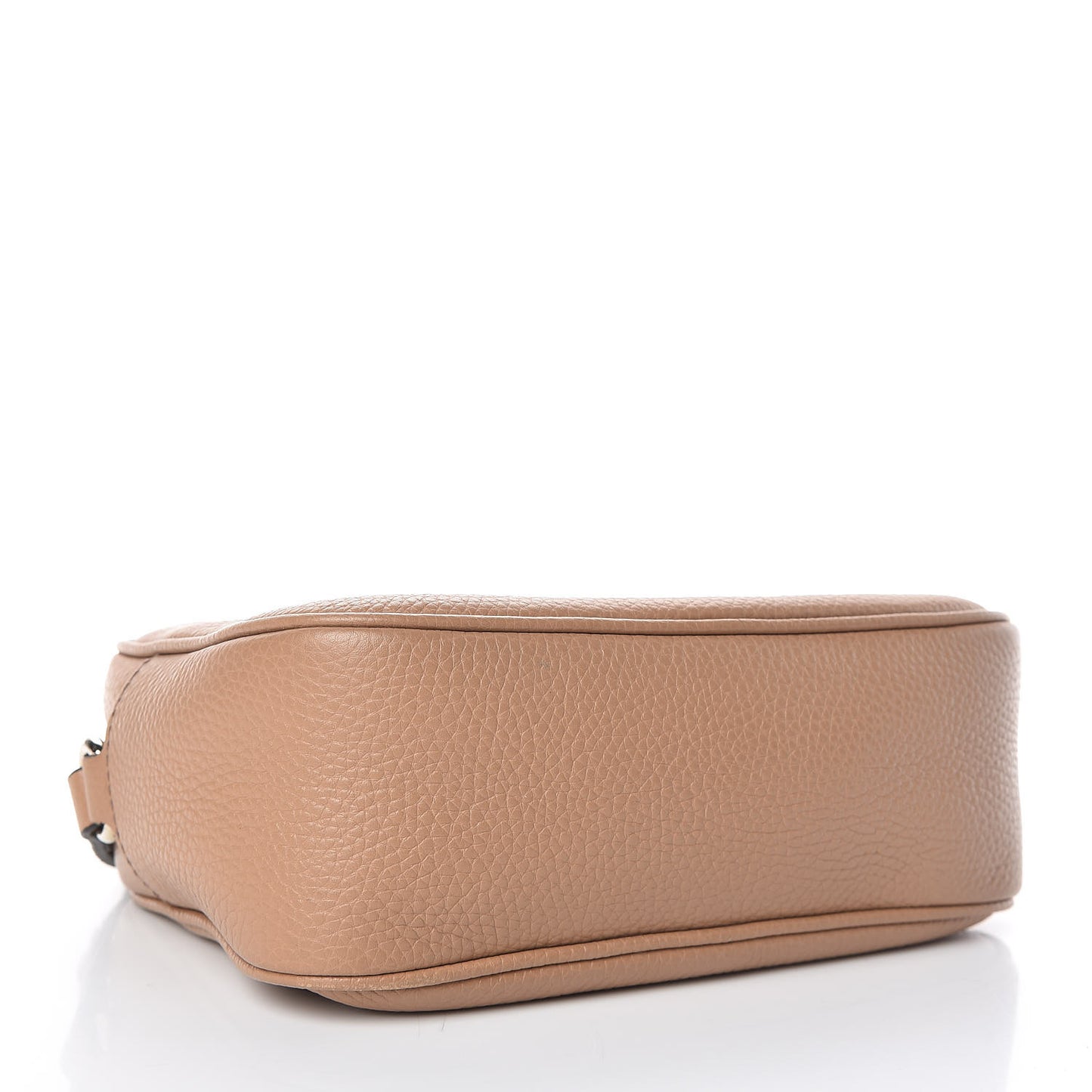 Pebbled Calfskin Small Soho Disco Bag Rose Beige