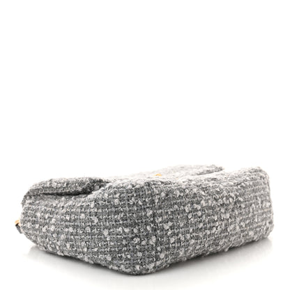 Chanel Tweed Quilted Medium Chanel 19 Flap Grey 4 of 11