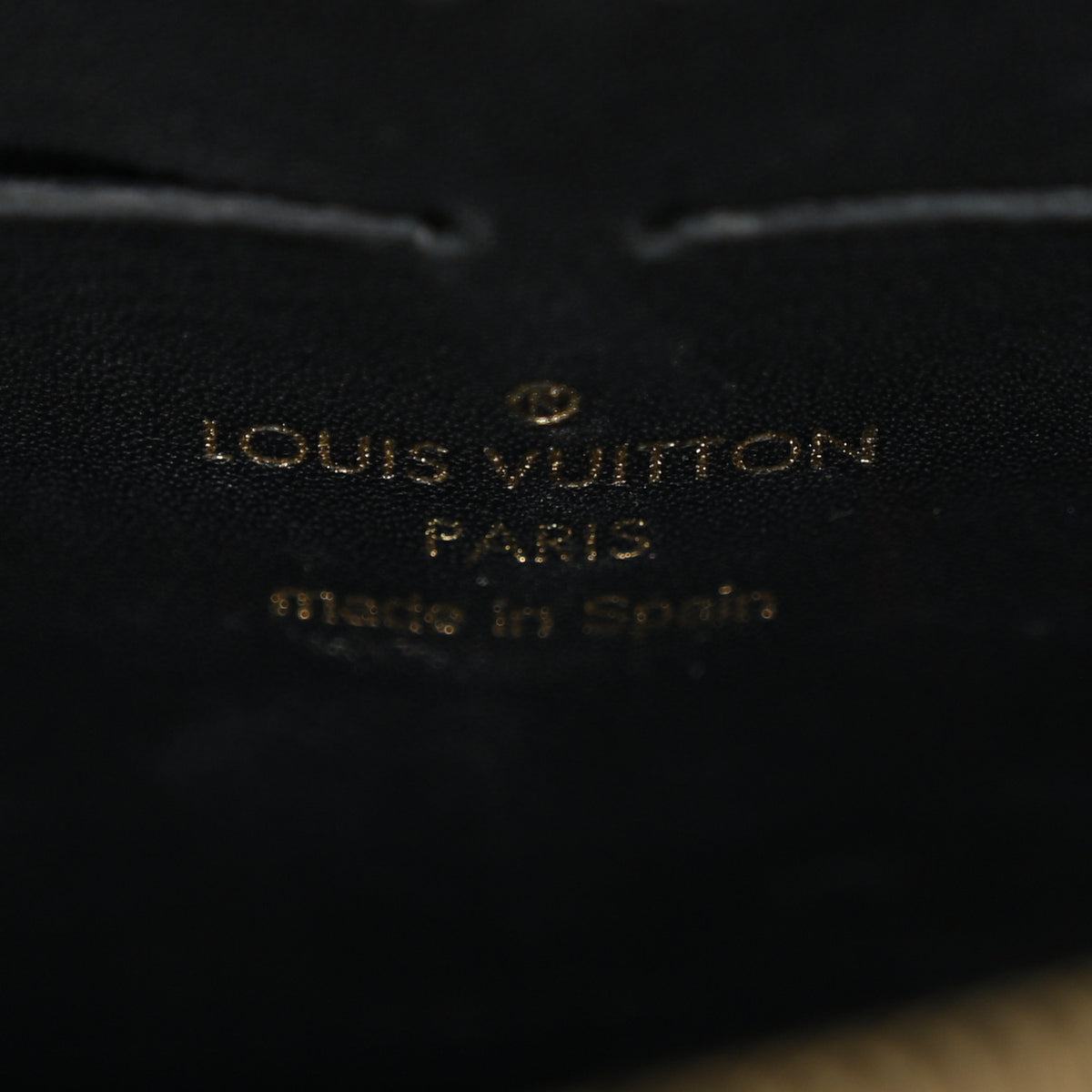Louis Vuitton Damier Ebene Vavin Chain Wallet Black 6 of 11