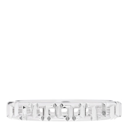 Tiffany 18K White Gold Narrow T True Band Ring 58 8.25 3 of 4