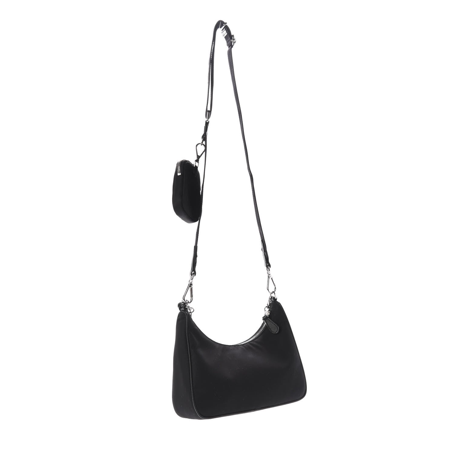Prada Nylon Re-Edition 2005 Shoulder Bag Black 2 of 10