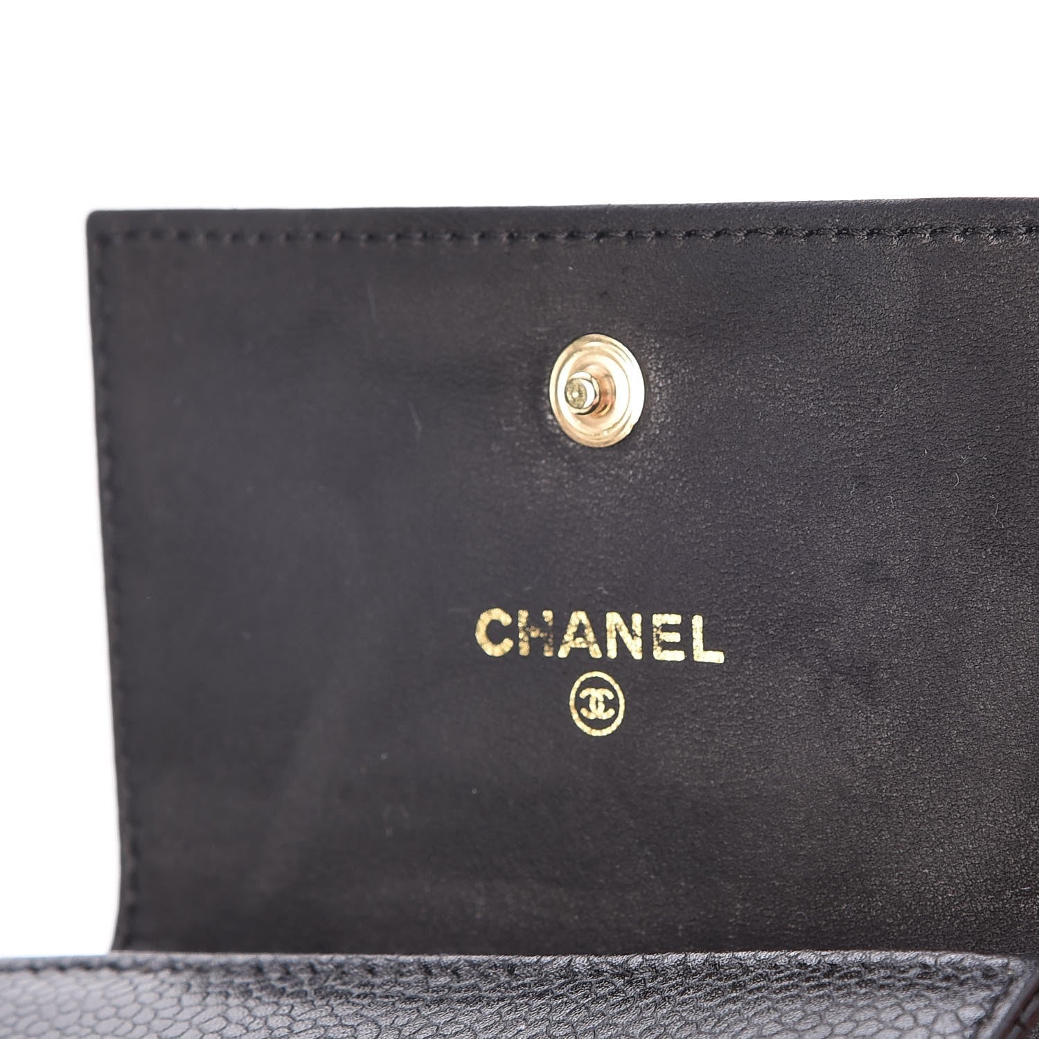 Chanel Caviar Timeless CC Flap Card Holder Black 6 of 8