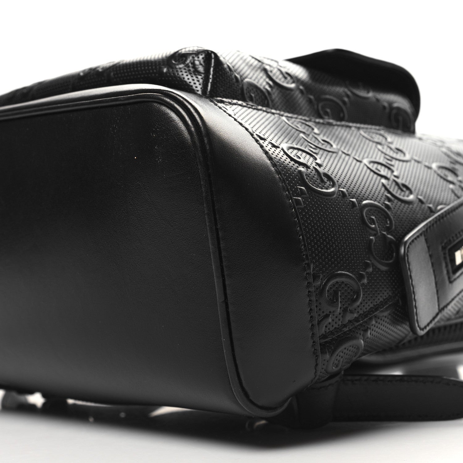 Gucci Calfskin GG Tennis Embossed Backpack Black 10 of 10