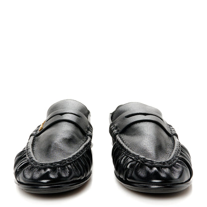 Saint Laurent Calfskin Le Loafer Foldable Mens Penny Slippers 43 Black 3 of 10