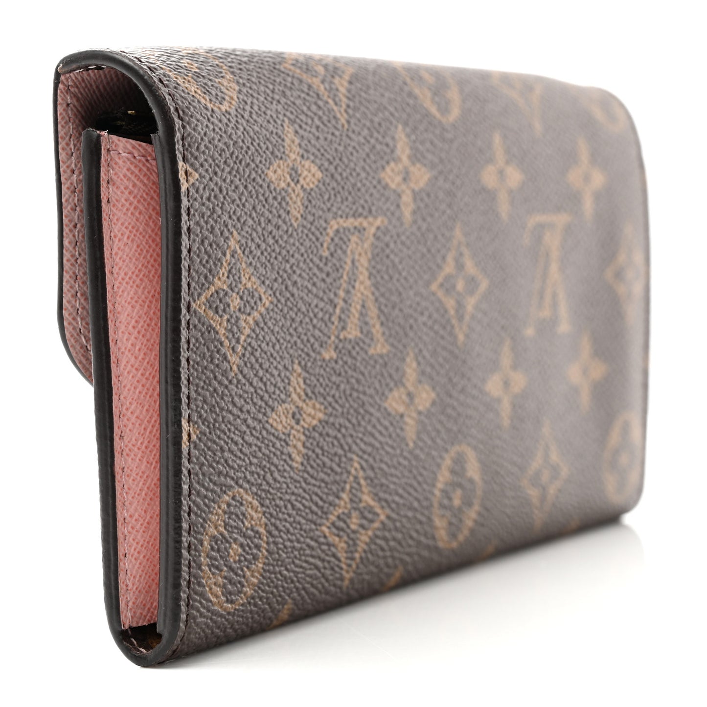 Monogram Emilie Wallet Rose Ballerine
