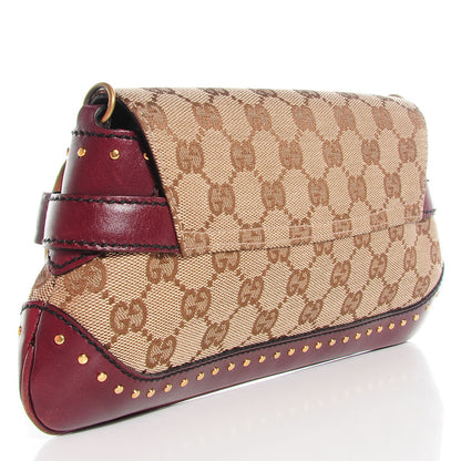Gucci Monogram GG Studded Small Horsebit Clutch 3 of 7