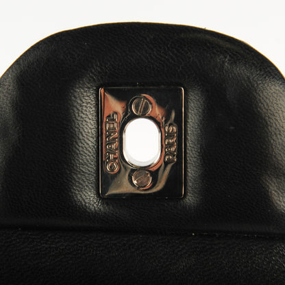 Chanel Patent Quilted Jumbo Double Flap Black 6 of 8