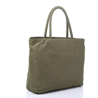 Prada Tessuto Nylon Tote Loden 3 of 14