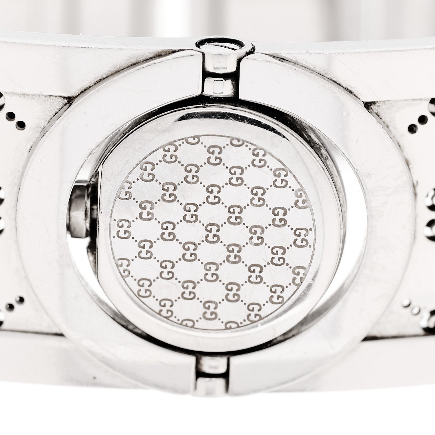 Gucci Stainless Steel Pink Mother of Pearl 23mm Twirl Quartz Watch 4 of 4