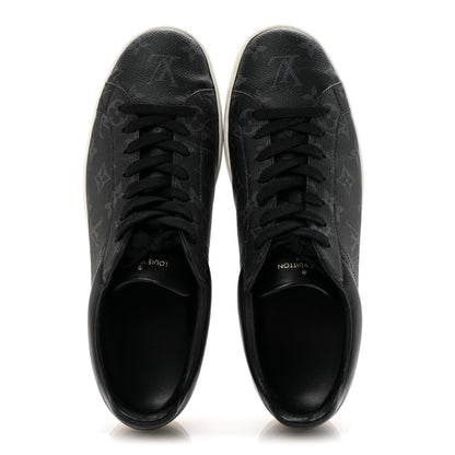 Louis Vuitton Calfskin Monogram Eclipse Luxembourg Sneakers Black 2 of 10