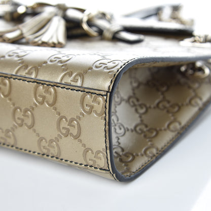 Gucci Guccissima Small Emily Shoulder Bag Gold 9 of 10