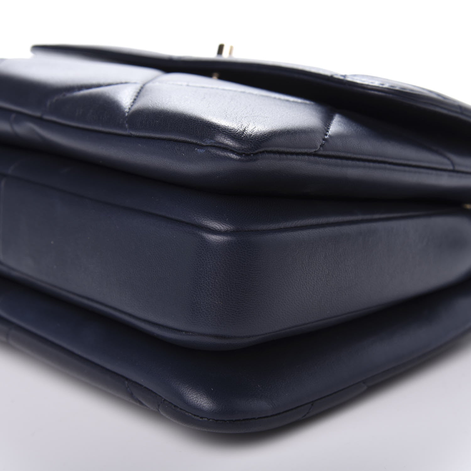 Chanel Lambskin Quilted Small Trendy CC Flap Dual Handle Bag Navy 7 of 11