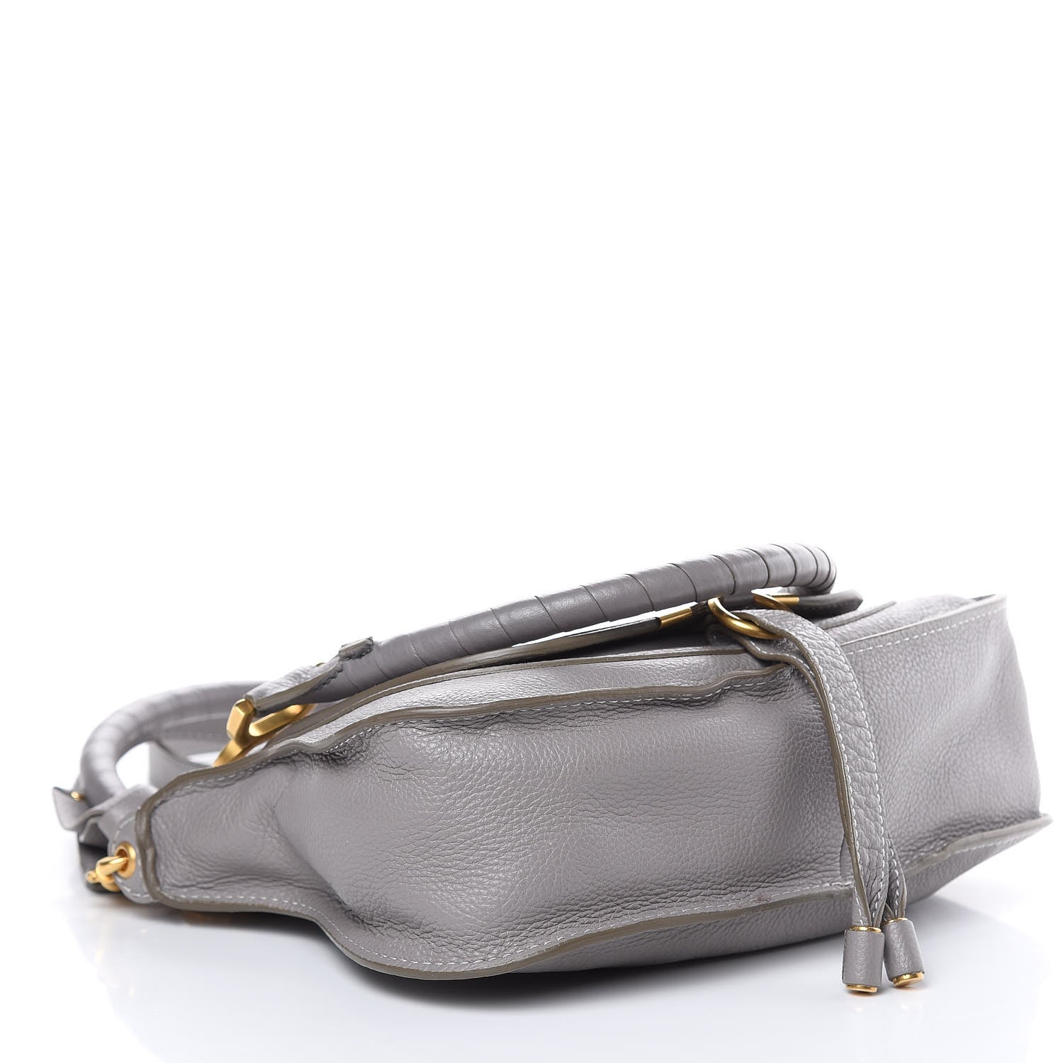 Chloe Calfskin Small Marcie Satchel Cashmere Grey 4 of 11