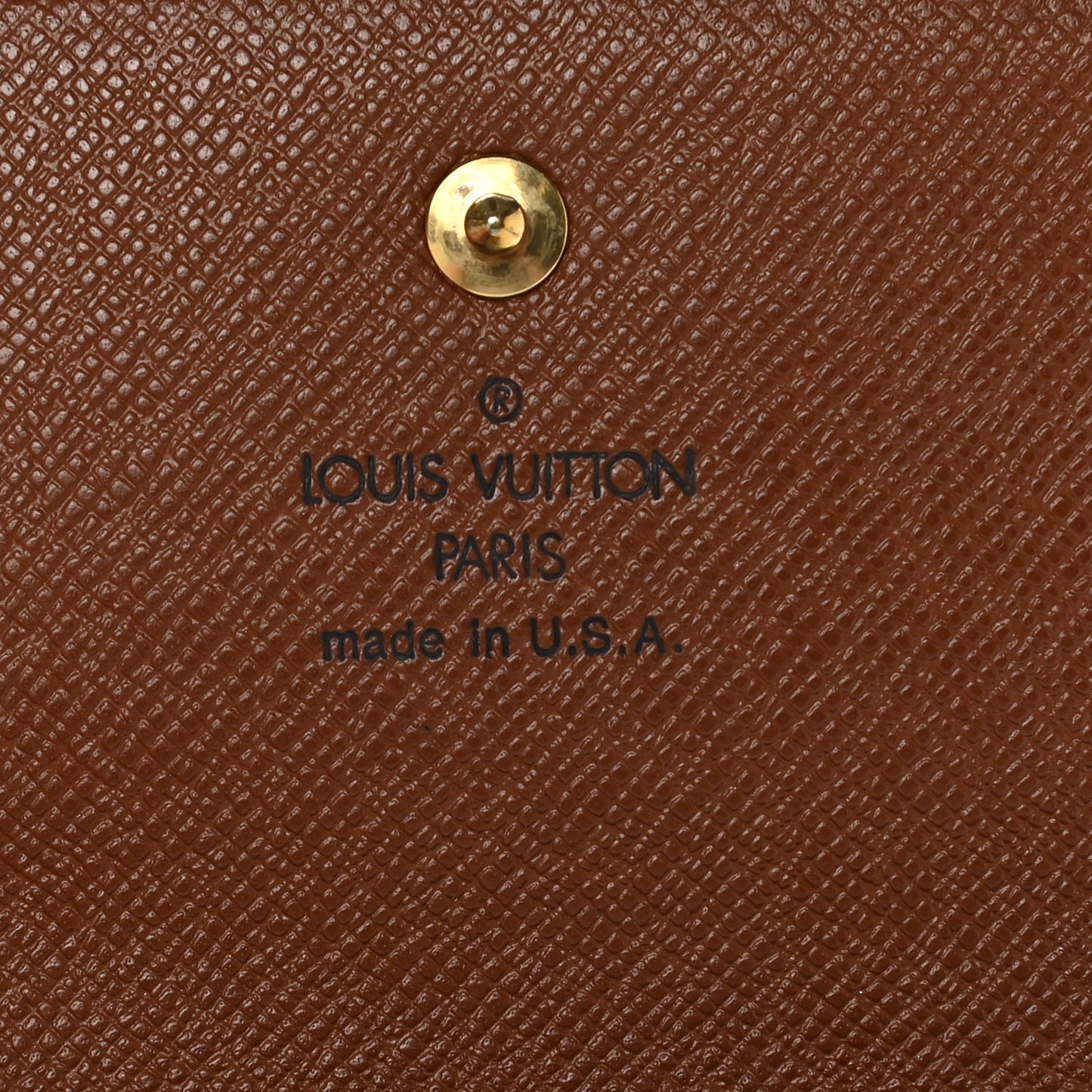 Monogram Porte-Monnaie Billets Cartes Credit Wallet