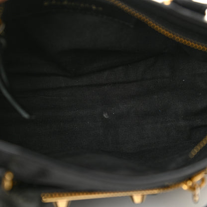 Balenciaga Chevre Gold Metallic Edge Hardware Mini City Black 14 of 14