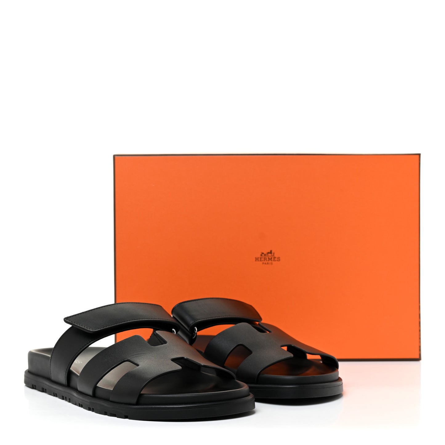 Calfskin Womens Chypre Sandals 37.5 Black