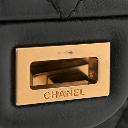 Chanel Aged Calfskin Lucky Charms 2.55 Reissue 225 Flap Black 12 of 12