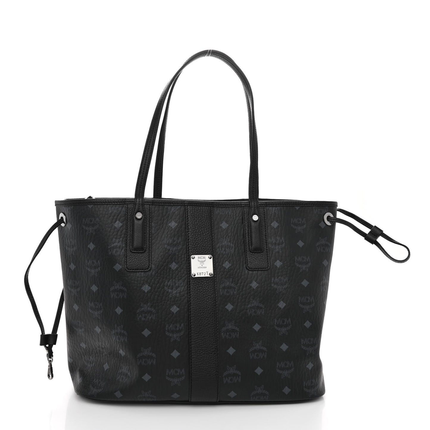 Visetos Medium Liz Reversible Shopper Tote Black